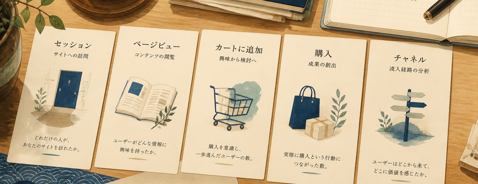 最初に見る指標5つのイメージ