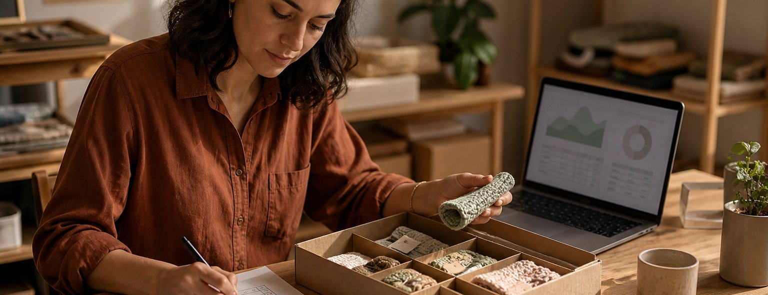 週次で実棚と画面数量を突き合わせて差分を確認するシーン