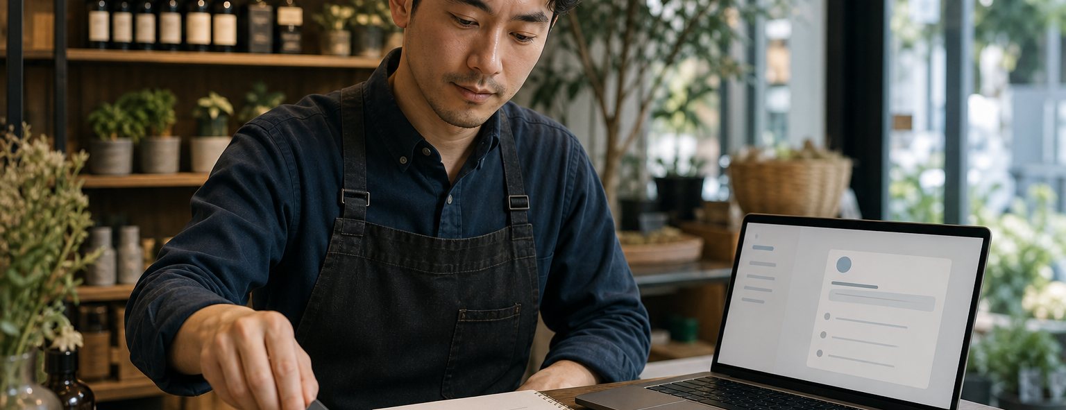 契約終了後にスタッフ権限をオフし、棚卸しチェックするシーン