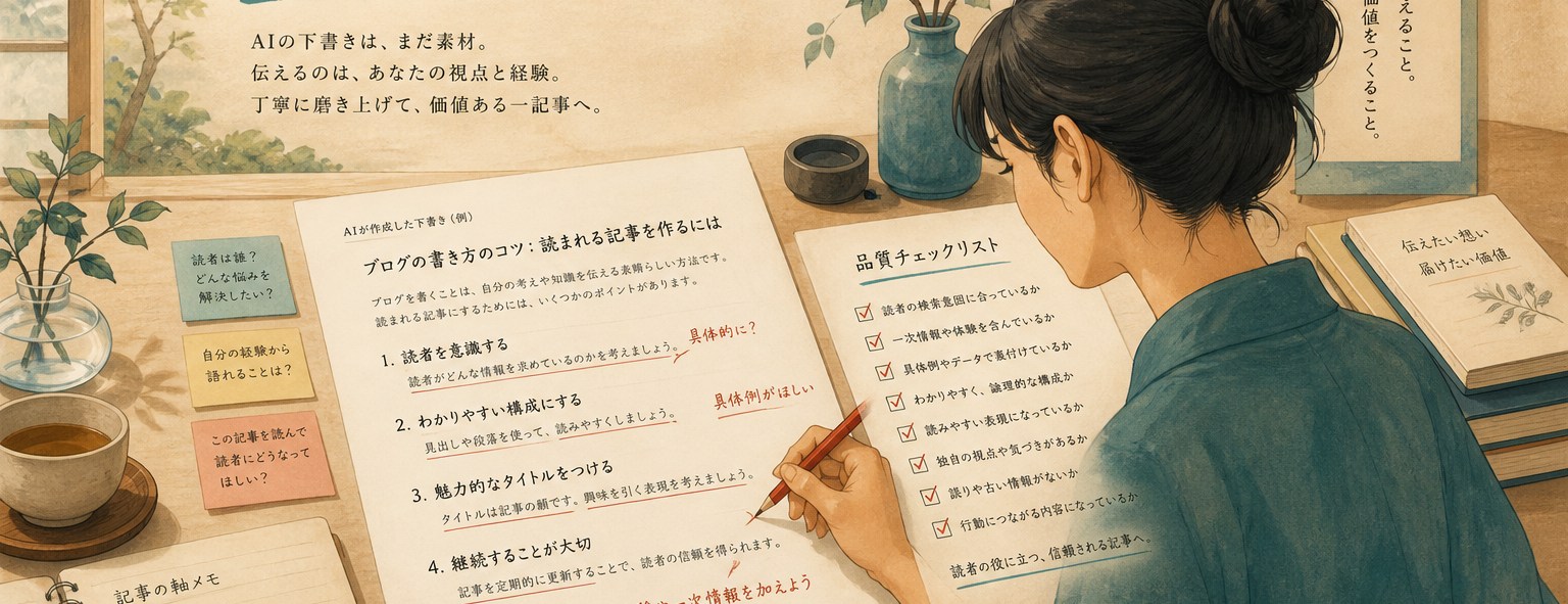 公開前に人間が確認するイメージ