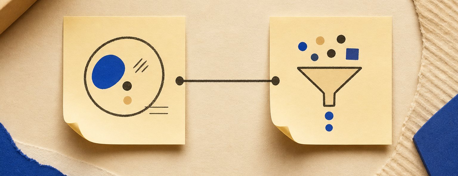 内部トラフィックの定義とデータフィルタの2段をメモで確認するシーン
